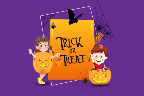 Download Cool Kids Halloween Party Vector Design - Kids halloween Collection